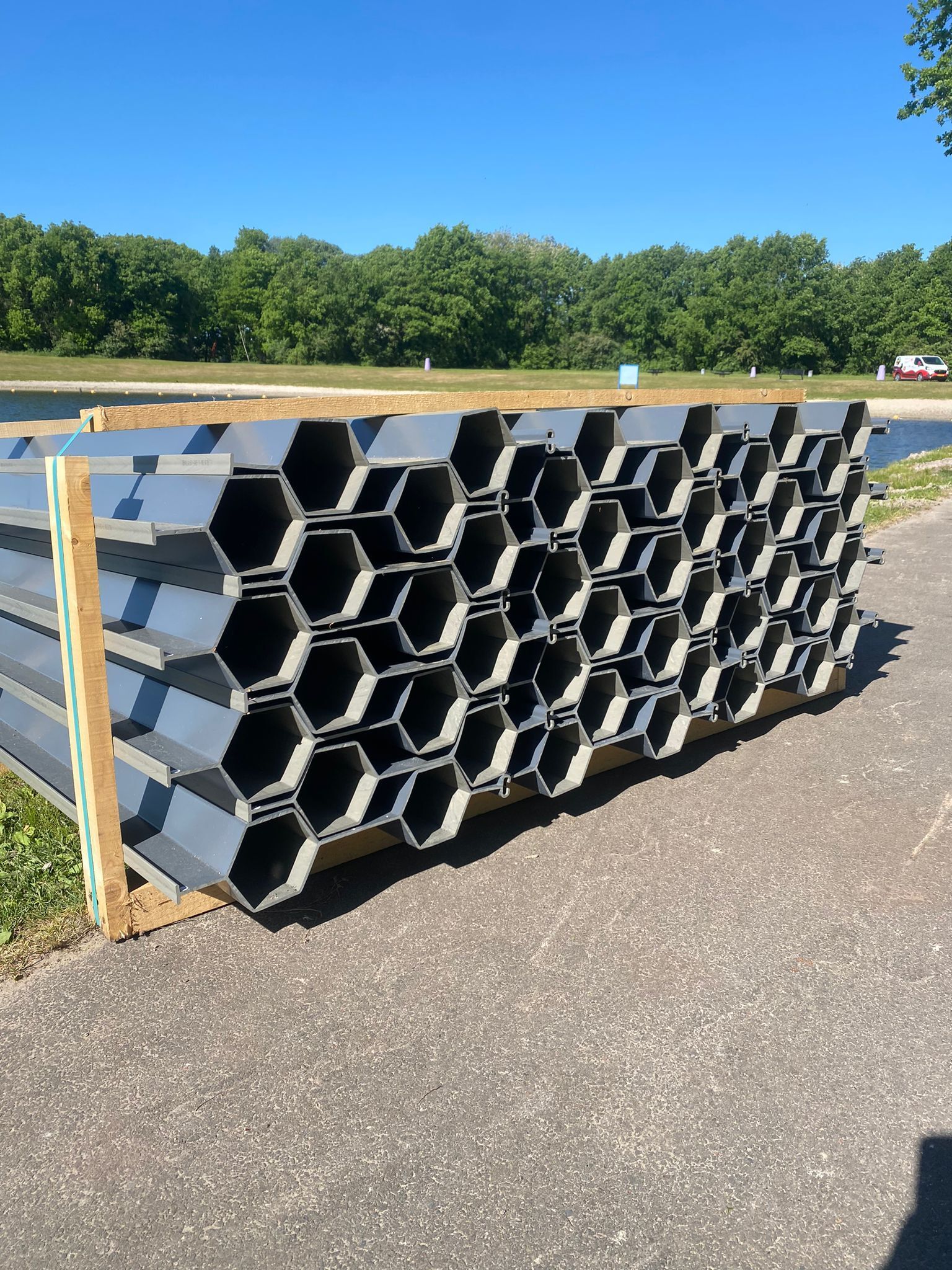 Renovatie oeverconstructie