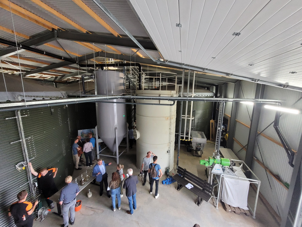 Wateropslagsilo’s voor rioolwaterzuivering