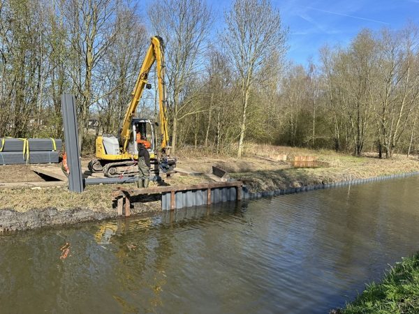Bevergraafwerk bedreigt nieuwe woonwijk in Dordrecht 