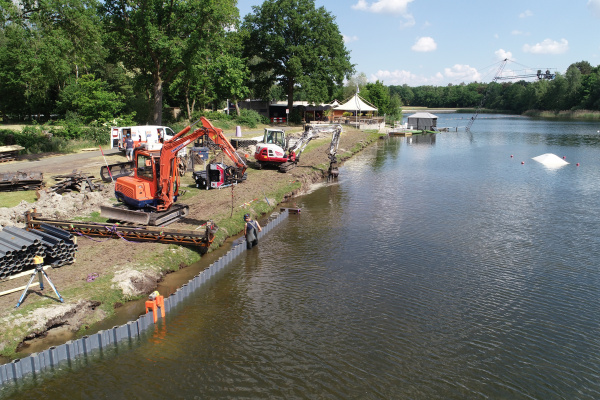 Renovatie oeverconstructie